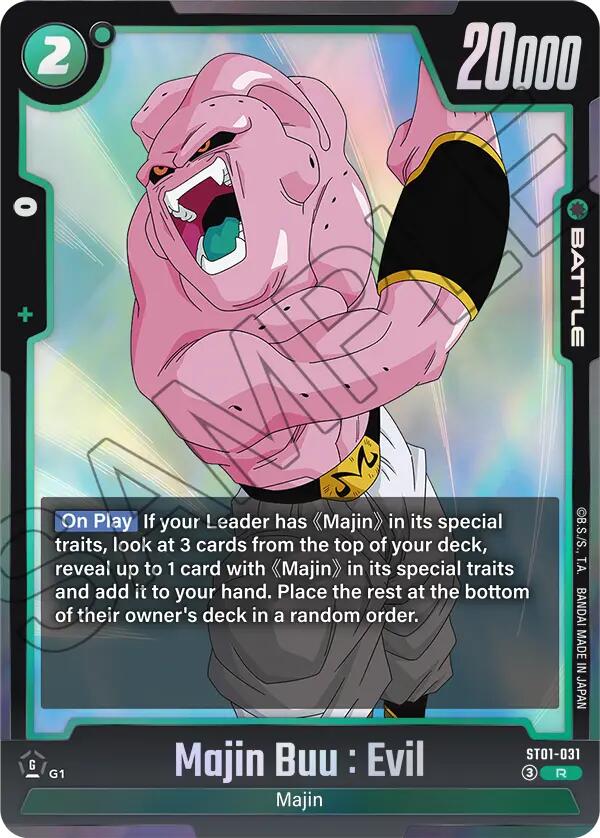 Majin Buu : Evil (ST01-031) [Story Booster 01]