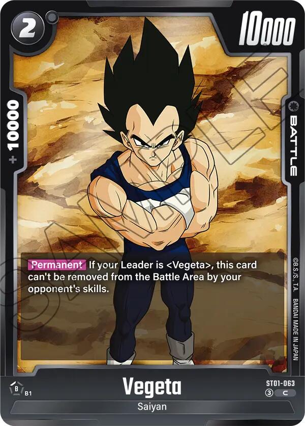 Vegeta (ST01-063) [Story Booster 01]