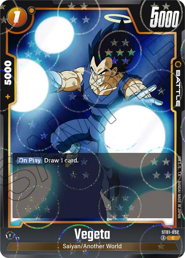 Vegeta (ST01-052) (Dragon Ball Pattern) [Story Booster 01]
