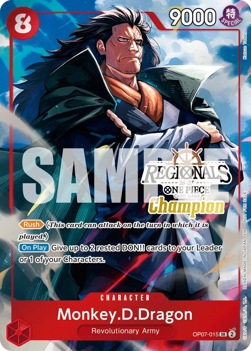 Monkey.D.Dragon (Regionals Champion Card Set 26-27 Vol.2) [One Piece Promotion Cards]