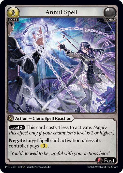 Annul Spell (28) [.asphodel/paradise]