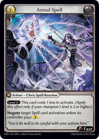 Annul Spell (28) [.asphodel/paradise]