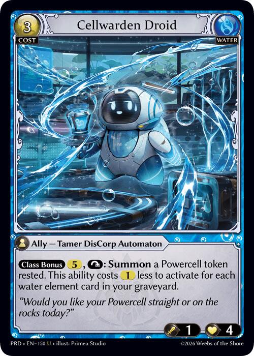 Cellwarden Droid (150) [.asphodel/paradise]