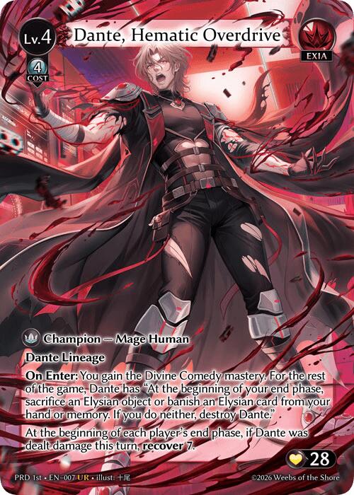 Dante, Hematic Overdrive (UR) (7) [.asphodel/paradise]
