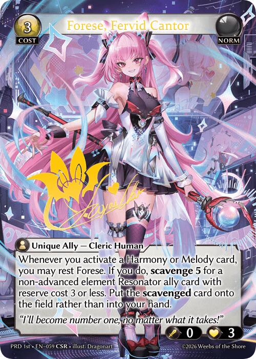 Forese, Fervid Cantor (CSR) (59) [.asphodel/paradise]