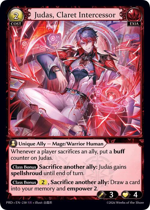 Judas, Claret Intercessor (230) [.asphodel/paradise]