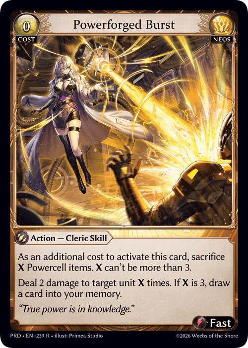 Powerforged Burst (239) [.asphodel/paradise]