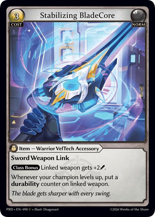 Stabilizing BladeCore (90) [.asphodel/paradise]