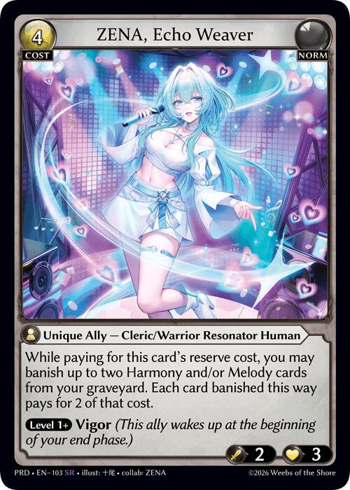 ZENA, Echo Weaver (103) [.asphodel/paradise]