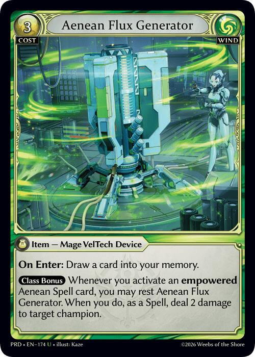 Aenean Flux Generator (Interference Curio Foil) (174) [.asphodel/paradise]