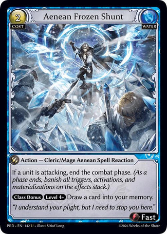 Aenean Frozen Shunt (Interference Curio Foil) (142) [.asphodel/paradise]