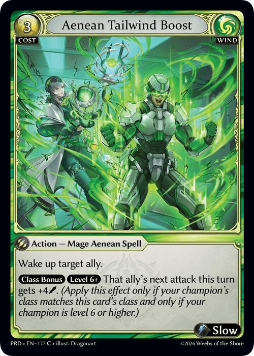 Aenean Tailwind Boost (Interference Curio Foil) (177) [.asphodel/paradise]