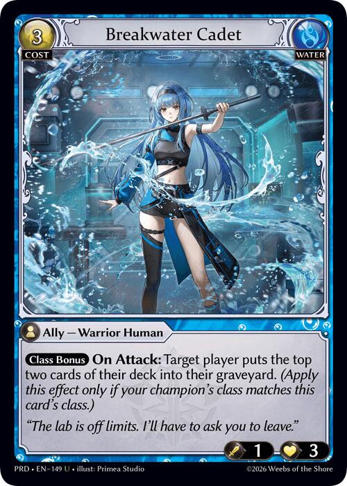 Breakwater Cadet (Interference Curio Foil) (149) [.asphodel/paradise]