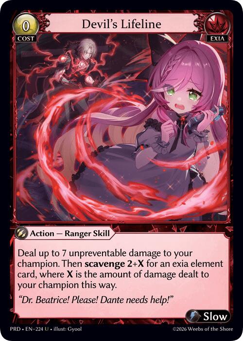 Devil's Lifeline (Interference Curio Foil) (224) [.asphodel/paradise]