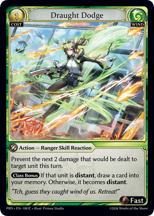 Draught Dodge (Interference Curio Foil) (188) [.asphodel/paradise]