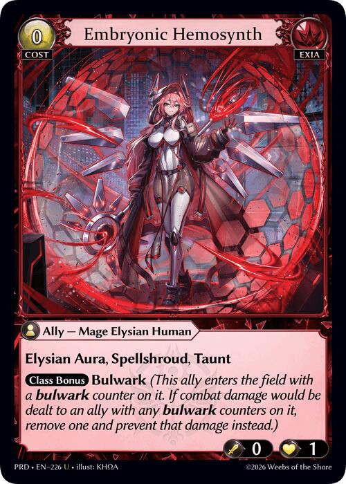 Embryonic Hemosynth (Interference Curio Foil) (226) [.asphodel/paradise]