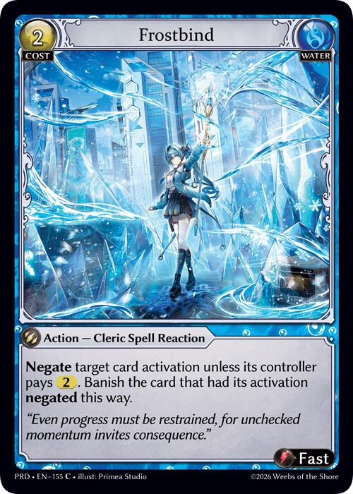 Frostbind (Interference Curio Foil) (155) [.asphodel/paradise]