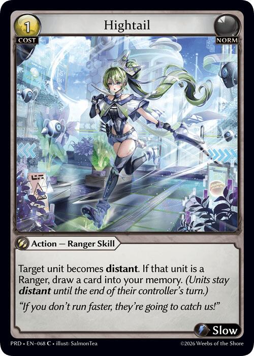 Hightail (Interference Curio Foil) (68) [.asphodel/paradise]