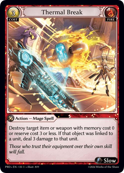 Thermal Break (Interference Curio Foil) (135) [.asphodel/paradise]