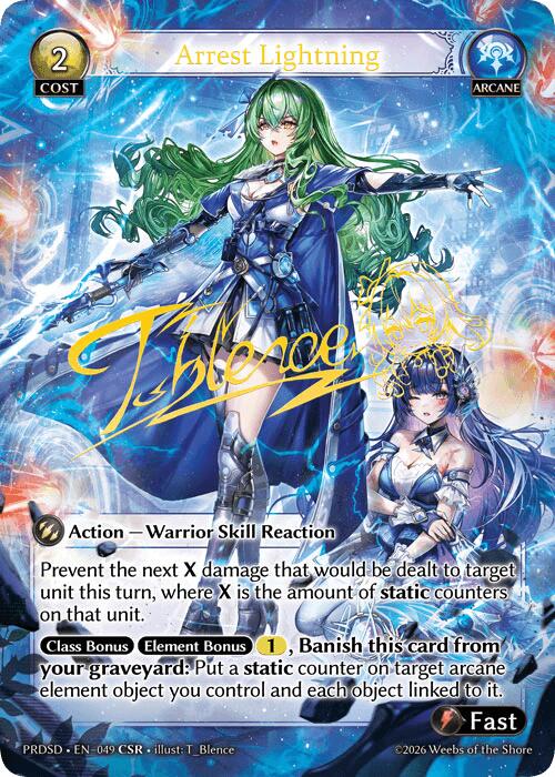 Arrest Lightning (CSR) (49) [.asphodel/paradise Starter Decks]