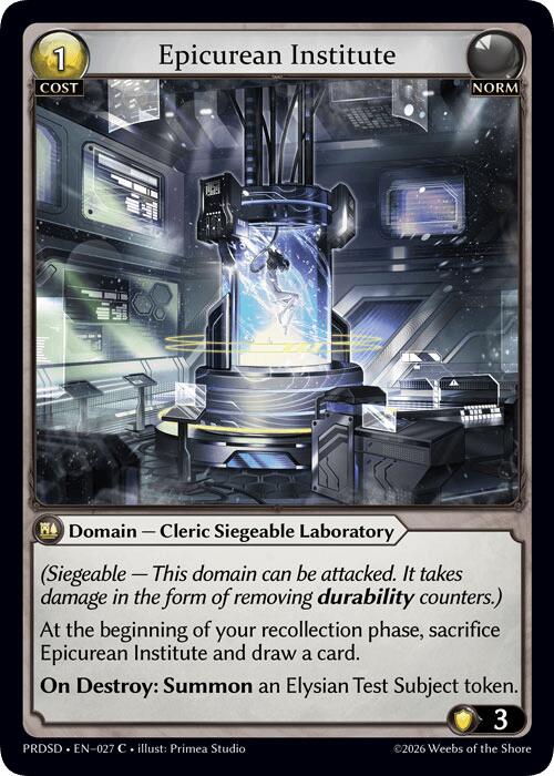 Epicurean Institute (27) [.asphodel/paradise Starter Decks]