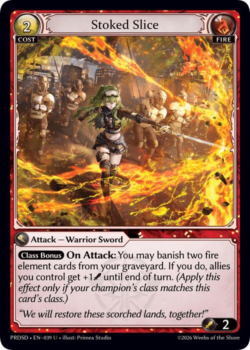 Stoked Slice (39) [.asphodel/paradise Starter Decks]