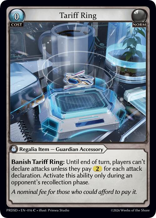 Tariff Ring (16) [.asphodel/paradise Starter Decks]