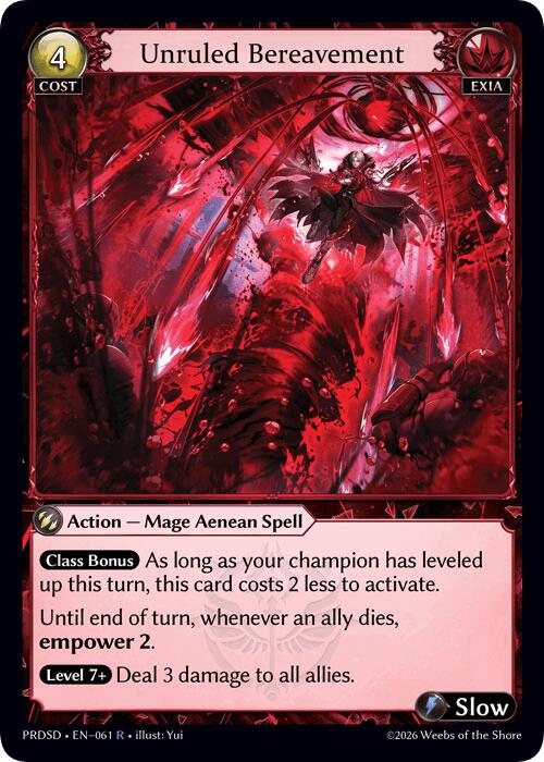 Unruled Bereavement (61) [.asphodel/paradise Starter Decks]