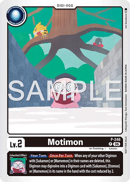 Motimon [P-246] (Official Store Tournament 2026 Vol. 4 Participant) [Promotional Cards]