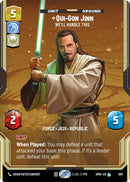 Qui-Gon Jinn - We'll Handle This (885) (Prestige Foil) (885) [Homeworlds]