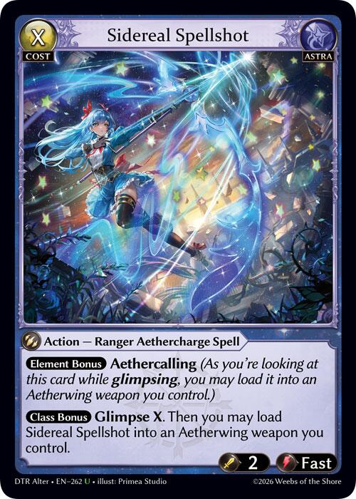 Sidereal Spellshot (262) [Distorted Reflections Alter Edition]