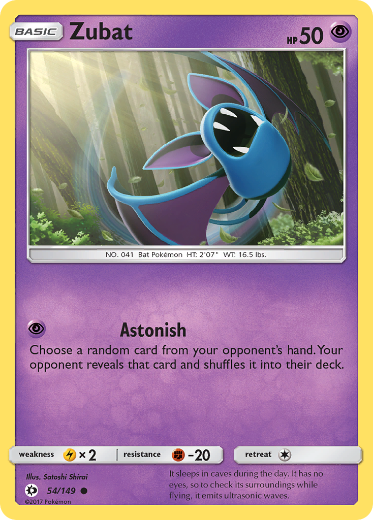 Zubat (54/149) [Sun & Moon: Base Set]