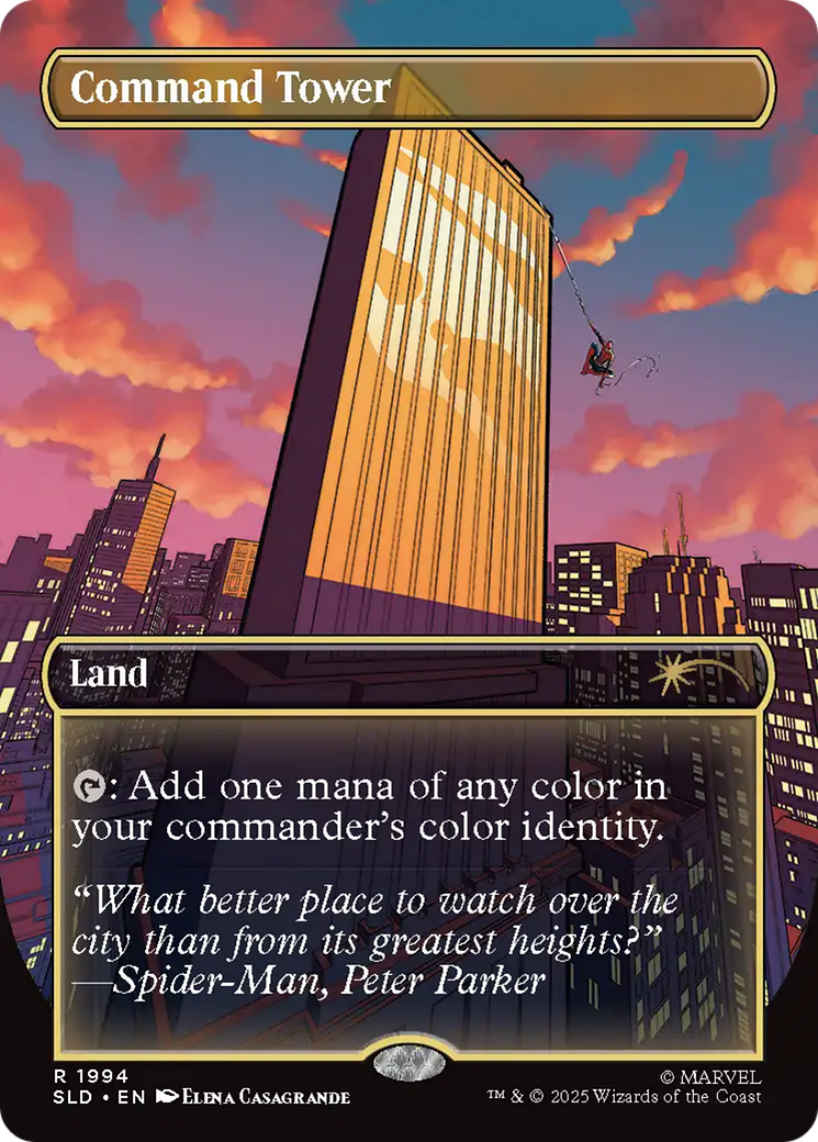 Command Tower (1994) (Rainbow Foil) [Secret Lair Drop Series]