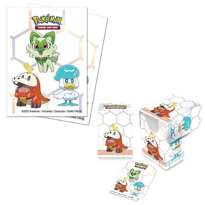 Pokemon Accessory - Deck Box + Sleeves (Paldea First Partner)