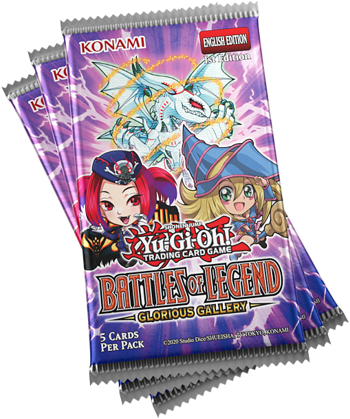 YGO Boxed Set -  Battles of Legend: Glorious Gallery 3-Pack Tuckbox (1st Edition)