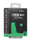 Palms Off - Black Out Deck Sleeves (Standard size)
