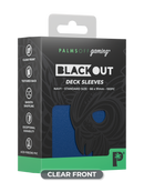 Palms Off - Black Out Deck Sleeves (Standard size)