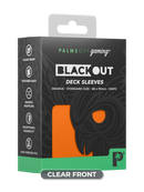 Palms Off - Black Out Deck Sleeves (Standard size)