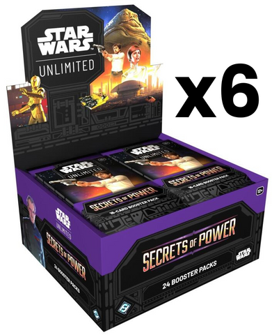 Star Wars Unlimited Booster Case (6x Booster Boxes) - Secrets of Power