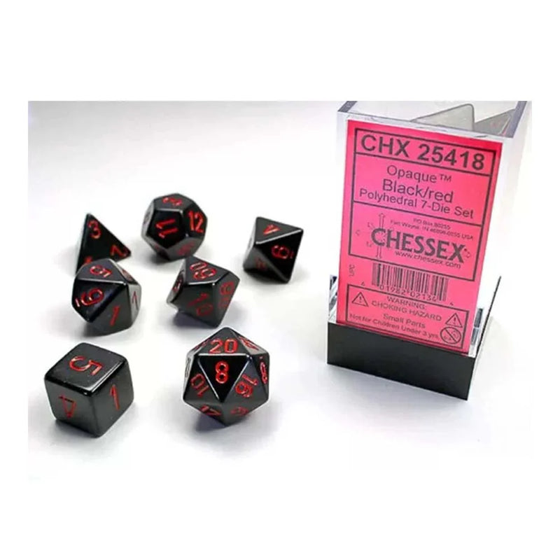 Chessex 7-Dice Set - Opaque