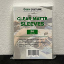 GC Clear Matte Sleeves (50ct)