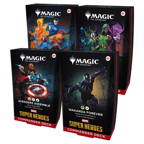 MTG Commander Decks - Marvel Super Heroes