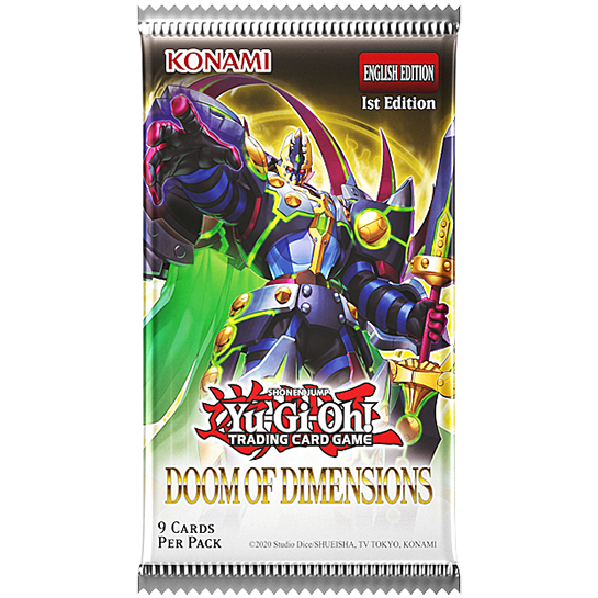 **PRE-ORDER** YGO Booster Pack - Doom of Dimensions (1st Edition)