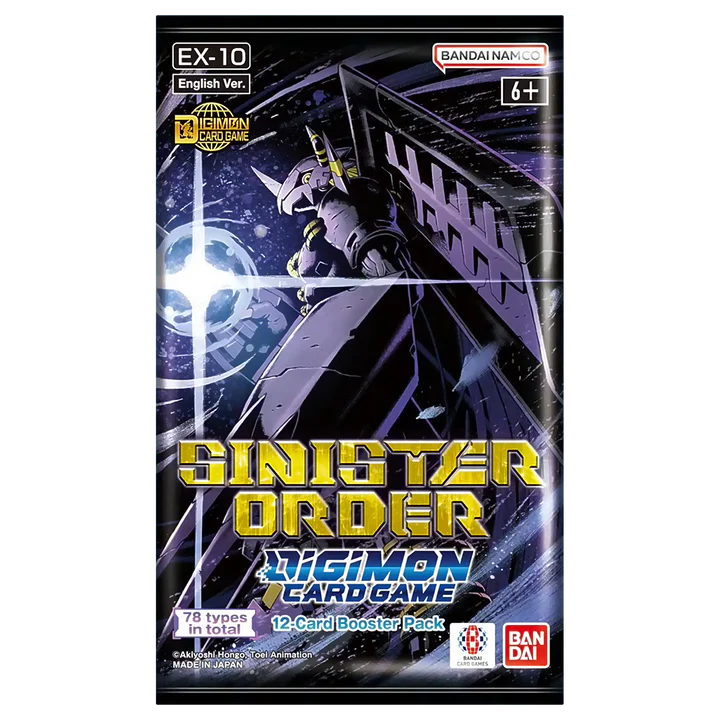 **PRE-ORDER** DGM Booster Pack EX10 – Sinister Order