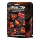 MDG Dragon Storm Inclusion Resin Dice Set