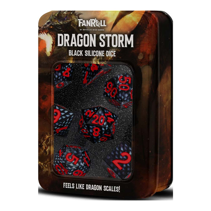MDG Dragon Storm Silicone Dice Set