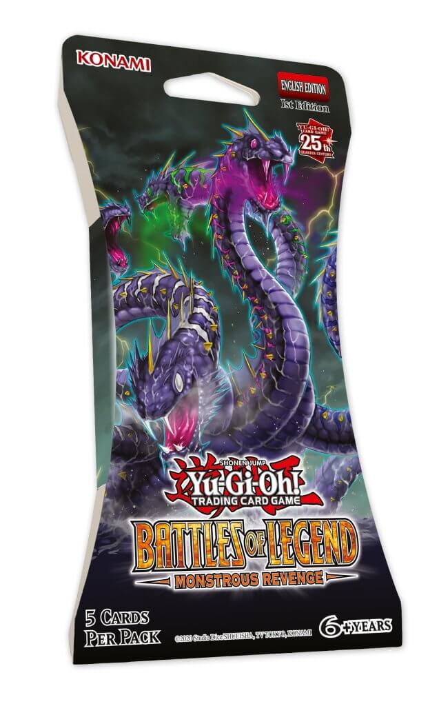 YGO Blister Pack - Battles of Legend: Monstrous Revenge (1st Edition)