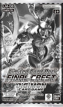 **PRE-ORDER** DGM Booster Pack LM08 – Final Crest