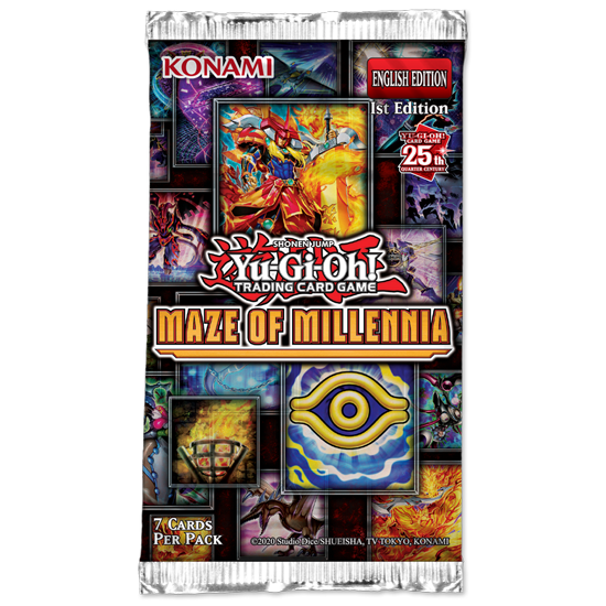 YGO Booster Pack - Maze of Millennia (1st Edition)