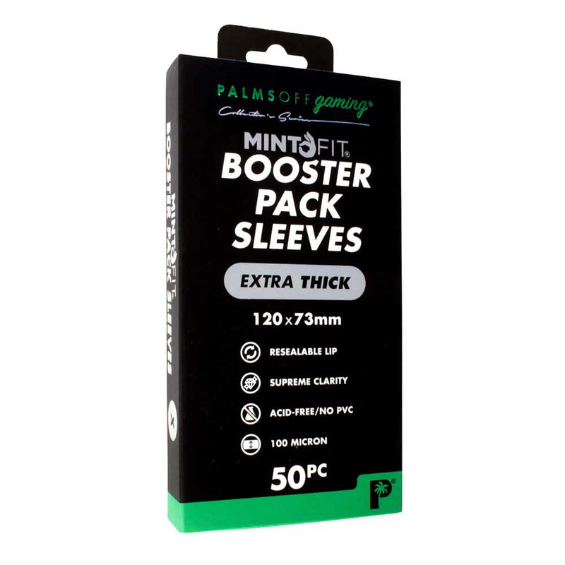 Palms Off - Booster Pack Mint-Fit Sleeves (Extra Thick)